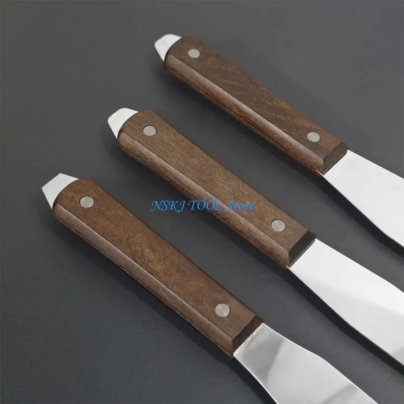 

L8RC Silk Screen Printing Scraper Tool Steel Screen Printing Inks Spatulas Scraper