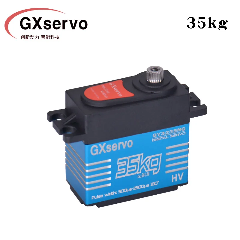 GXservo عزم دوران كبير 35 كجم 180 ° /270 °   الوقود ميتال جير سيارة قارب شاحنة نموذج 1/8 1/10 أجهزة رقمية عالية السرعة باجا محرك سيرفو