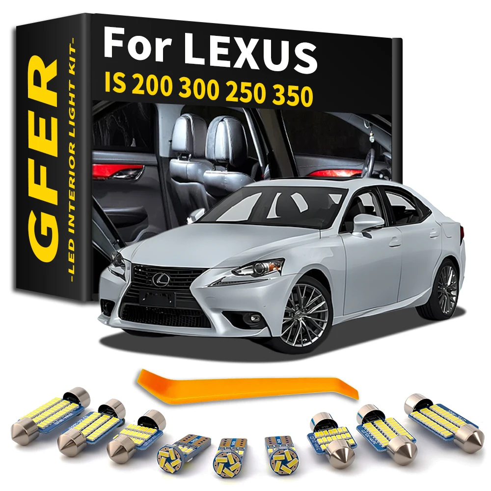 For LEXUS IS 2001 2002 2003 2004 2005 2006 2007 2008 2009 2010 2011 2012 2013 2014 2015 2016 2017 2018 Interior LED Light Kit