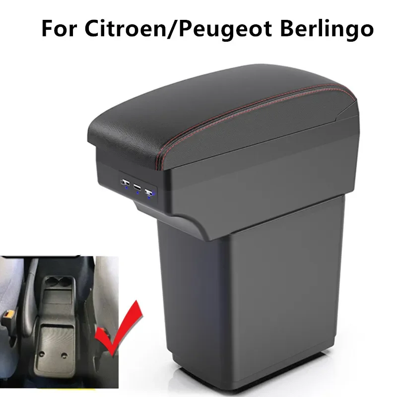 Für Citroen Berlingo Armlehne Nachrüst teile für Peugeot Partner Tipi Auto Armlehne Aufbewahrung sbox