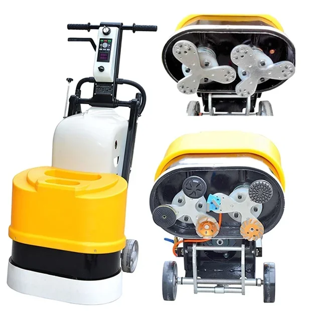 Hand push Semi-automatic Marble Polisher concrete grinder floor grinding machine