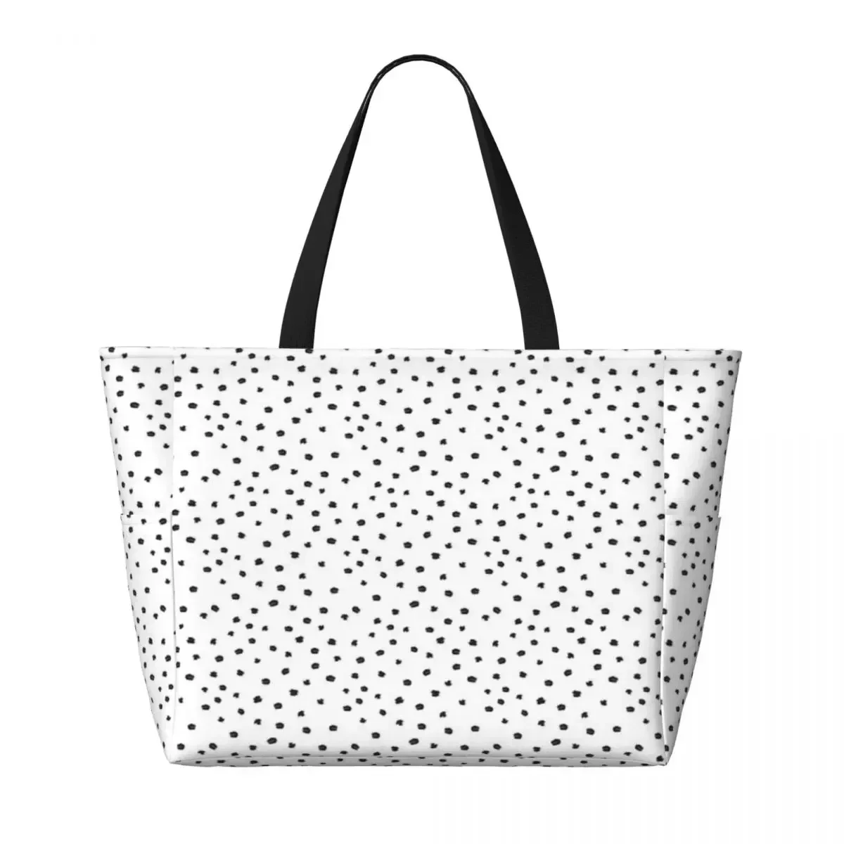 Spotty Dot Beach Travel Bag, Tote Bag Fashionable Shopping Sports Birthday Gift Multi-Style Pattern