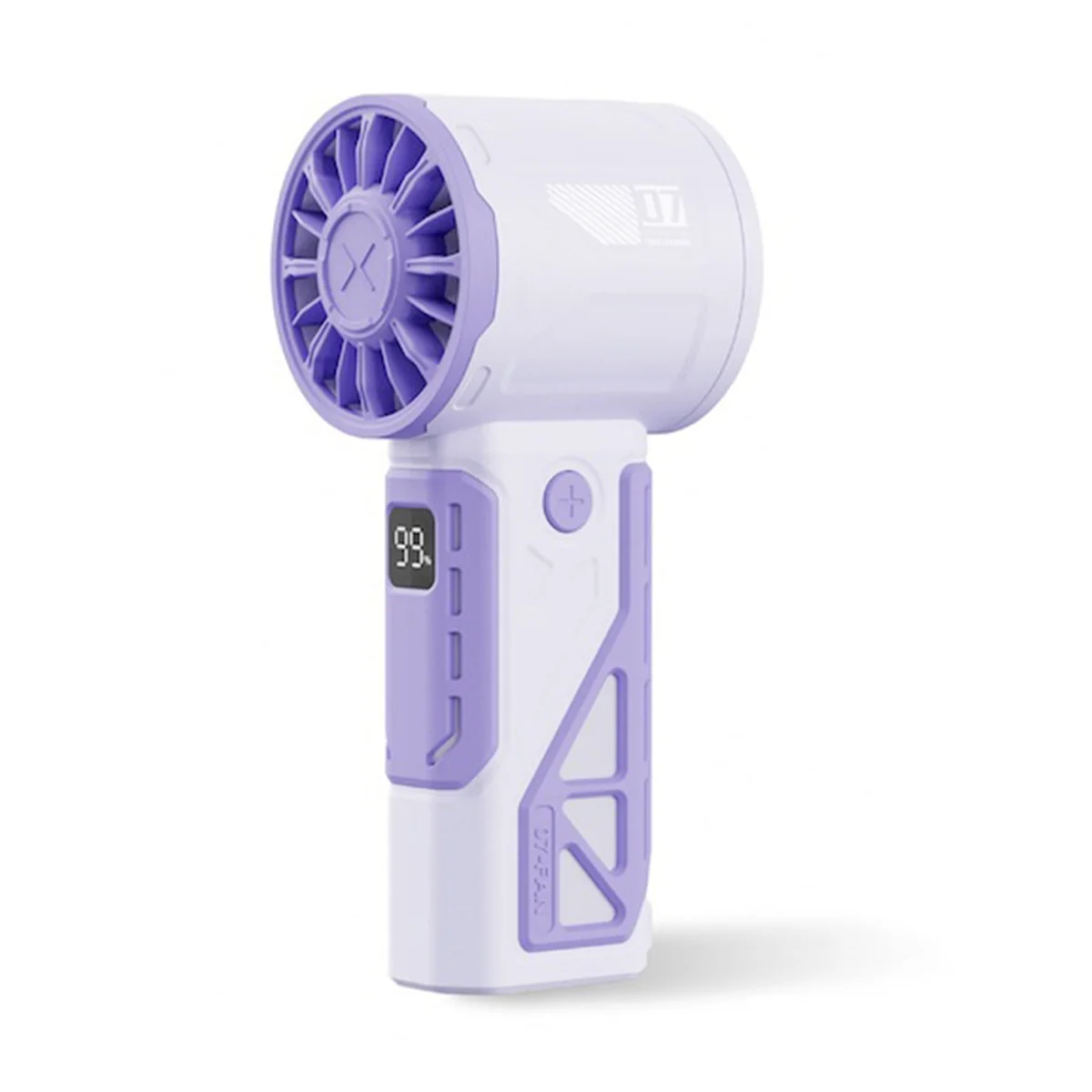 Handheld Turbo Fan 100 Speed Adjustable Outdoor Portable High Speed Fan Fast Cooling Fan Silent Fan for Work and Study C