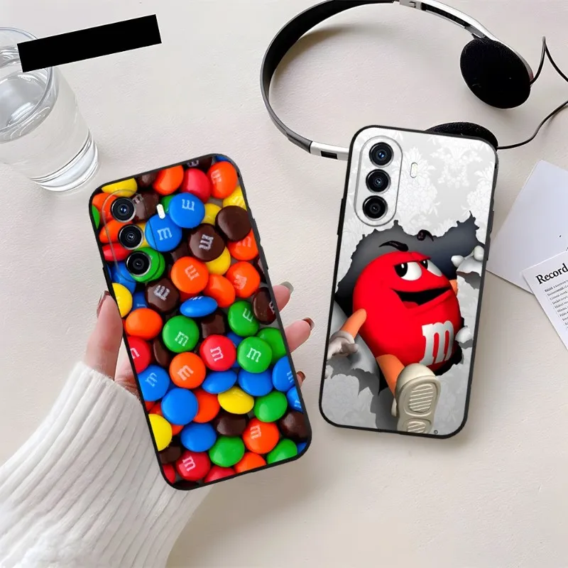 M-Mini -C-Chocolate-Beans Phone Case Fundas For Huawei P40 P50 P30 P10 P20 Lite Mate 40 Pro Plus Psmart Z 6 7 5 Back Cover