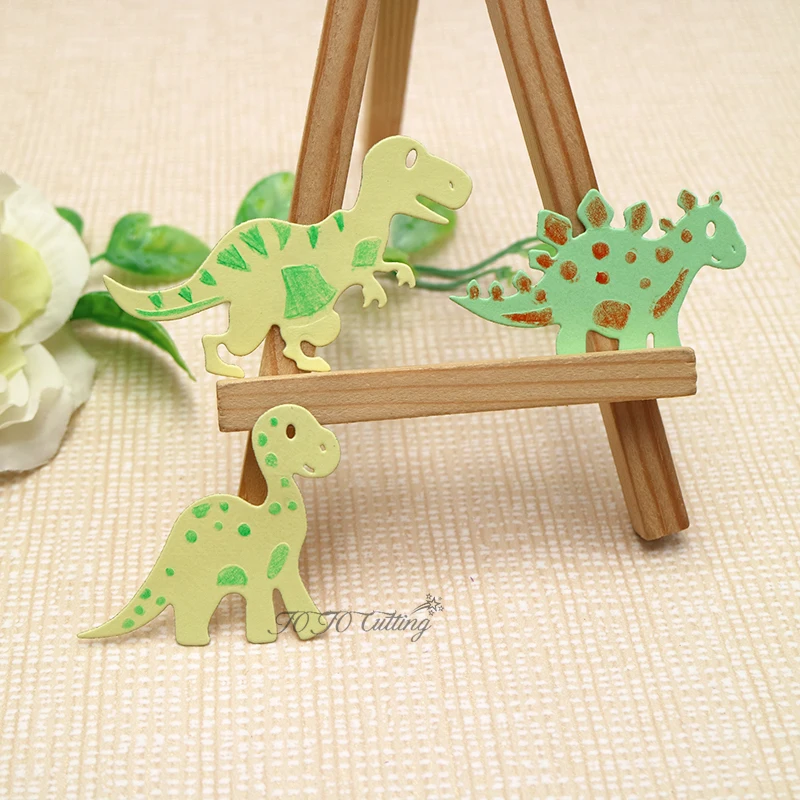 Metal Cutting Dies Dinosaurs Jurassic Period DIY Scrapbooking Photo Album Decorative Manual Production Embossing Paper Cards