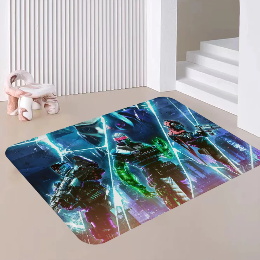 3D Game D-Destiny 2 Printed Bathroom Mat Kids Room Bedroom Decoration Balcony Anti-Slip Doormat Living Room Welcome Rug