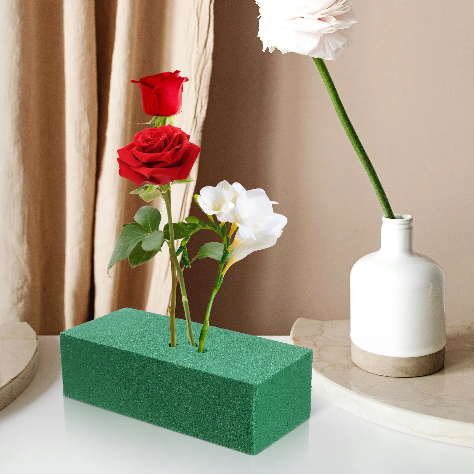 Florist Flower Supply - 12Pcs Floral Foam Absorbent Flower Mud