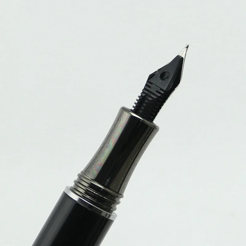 Baoer 79 Fountain Pen Luxury Crystal Head Black Lattice Ink Pens Pilot Advertising Gift Pluma Fuente Stylo Plume