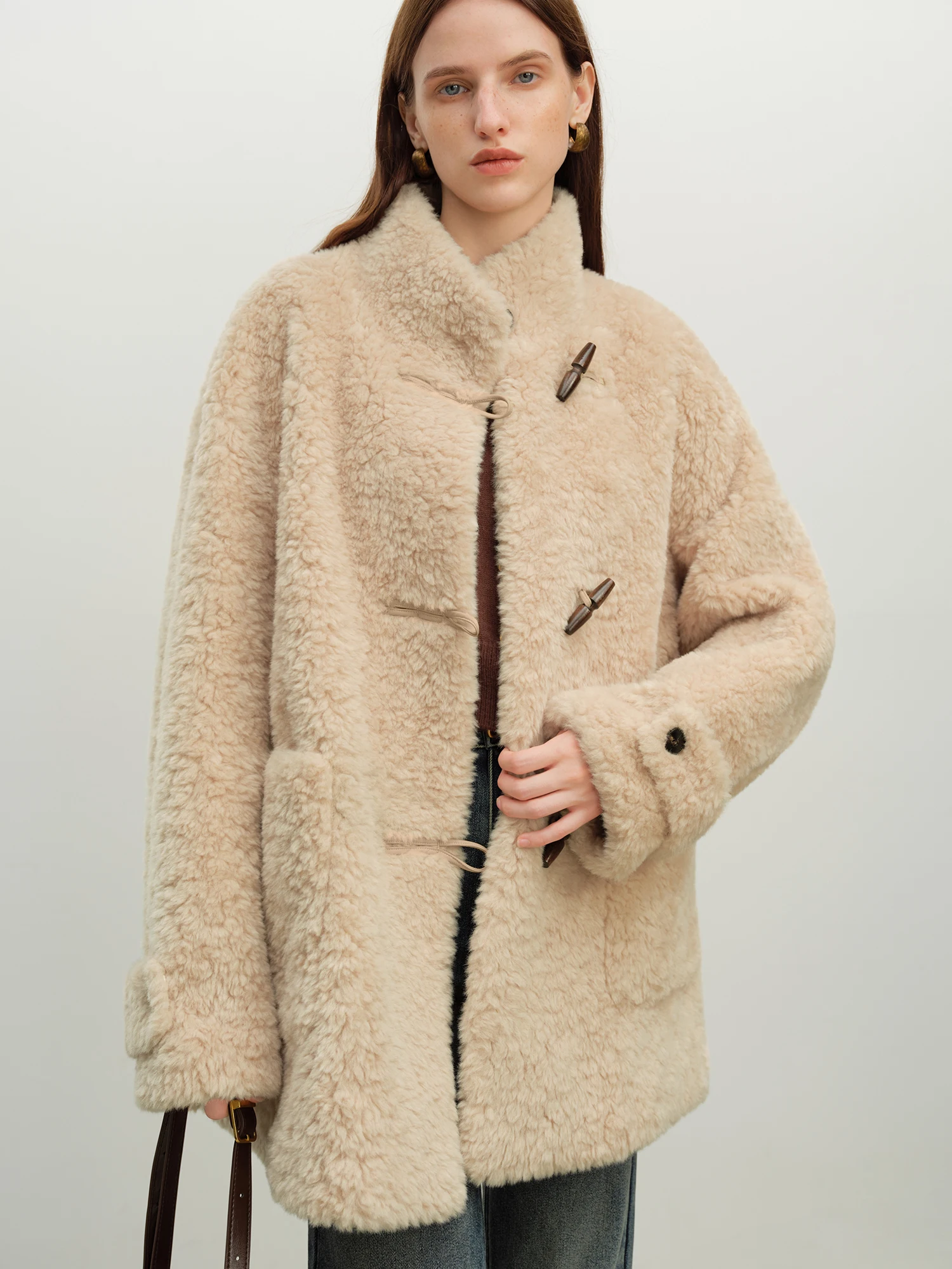 Plush Faux Fur Cropped Teddy Jacket for Women - ZIQIAO 2025