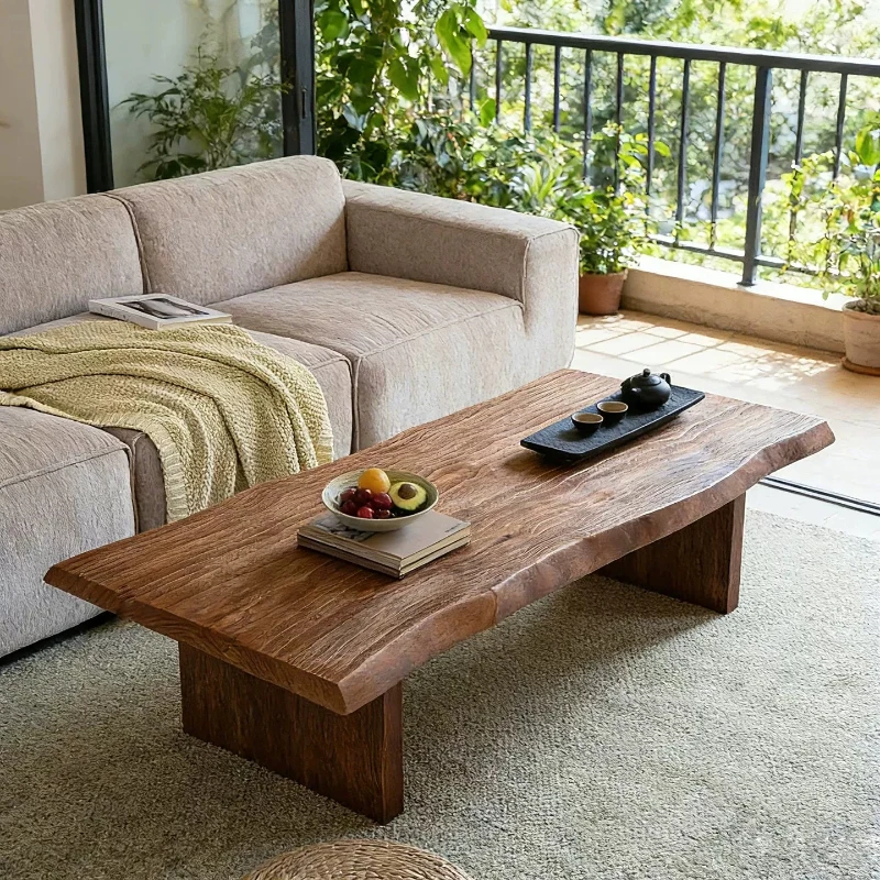 Modern Storage Side Table European Aesthetic Vintage Coffee Table Display Nordic Table Basse De Salon Living Room Furniture