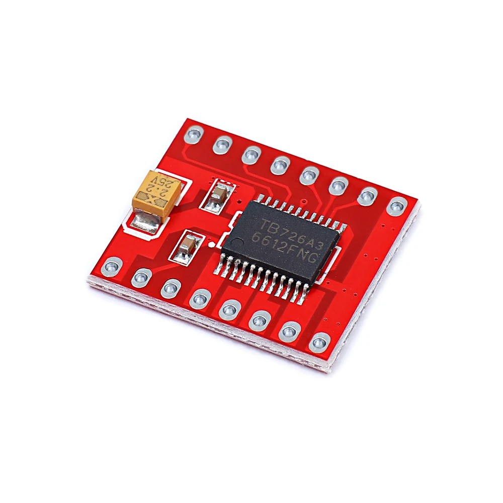 DC 2.7-5.5V 1.2A TB6612 Dual Motor Driver Module TB6612FNG Microcontroller Dc Motor Driver Board Better than L298N for Arduino