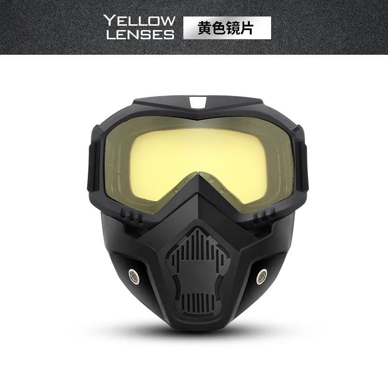 Goggles Full Face Hd Transparent Fog-proof Sand-proof Electric Welding Protective Glasses Versatile Breath-proof Windproof Mask image 2