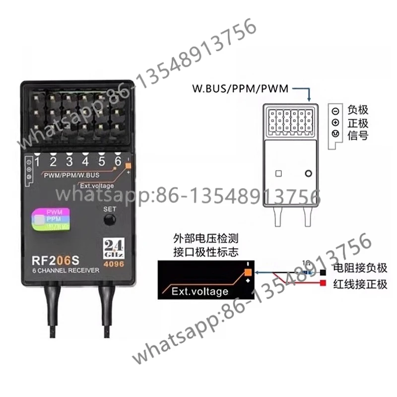 

ET07 ET10 ET16S Remote Control Receiver RF201S RF207S 204W 209S Factory Direct