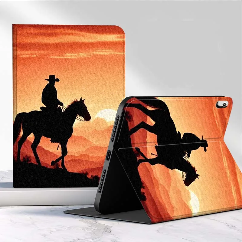 Horse Riding Design For Xiaomi Poco Redmi Pad 2 4 5 6 6S 7 7S SE Pro Ultra Max 14 11 8.8 11.2 12.5 Inch Tablet Case