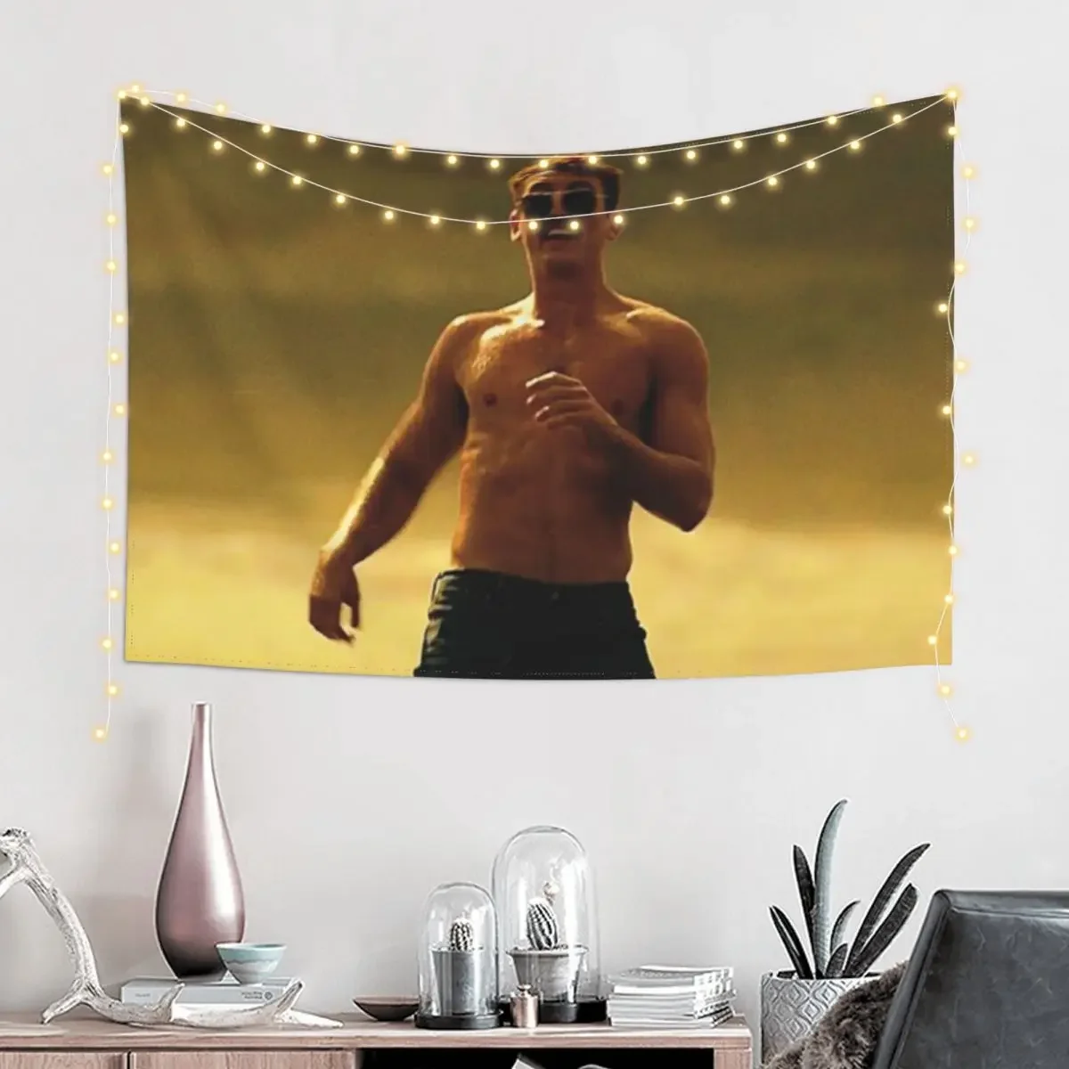 Miles Teller Top Gun Tapestry Christmas Decoration Room Decore Aesthetic Wall Hanging Wall Decoration Tapestry