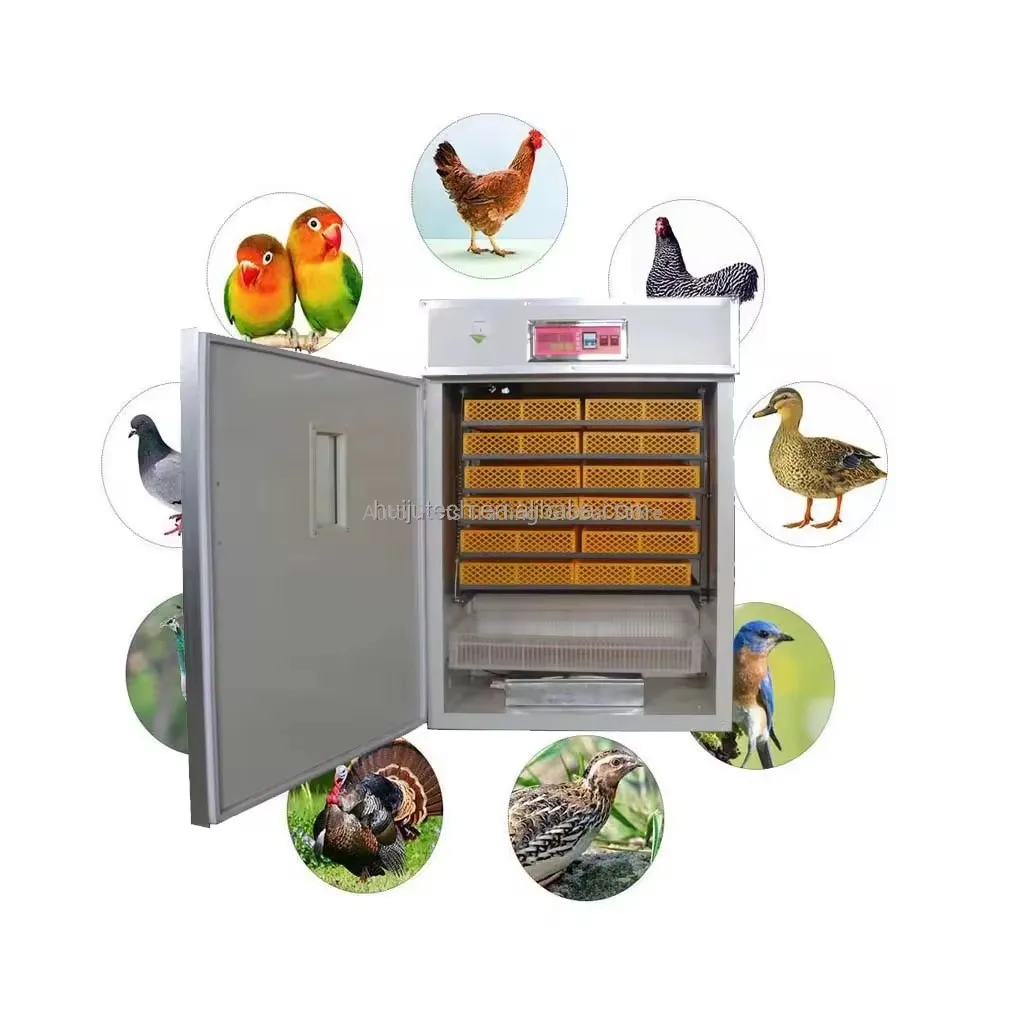 1056 Chicken Eggs Hatch Intelligent Next-generation Multi-purpose Incubation Equipment,egg Incubator And Hatcher HJ-IH1056