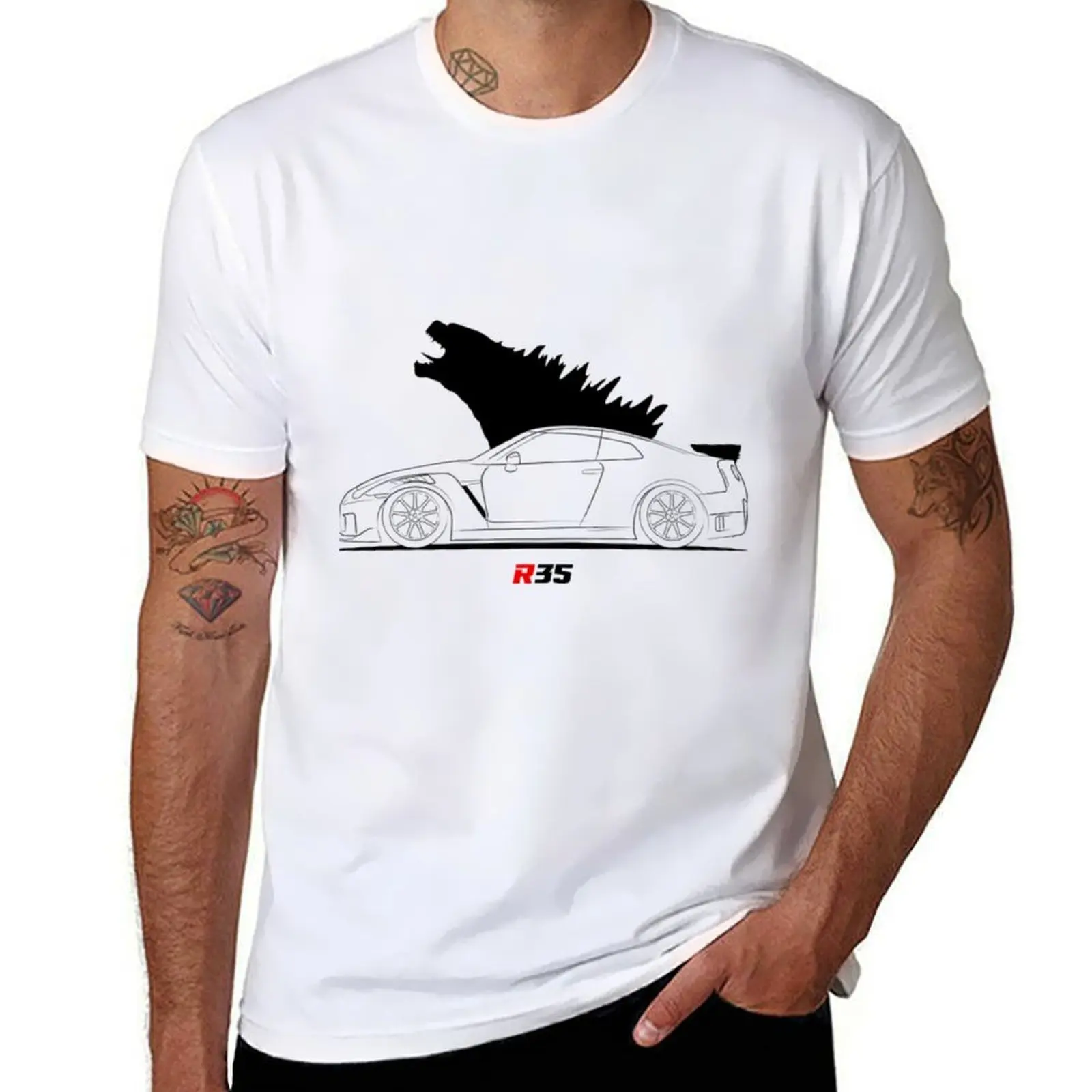 

Gtr R 35 JDM T-Shirt funny t shirts dark humor anime t shirts oversize T-Shirt