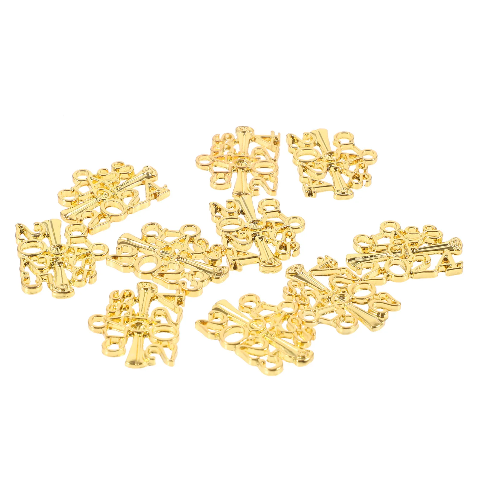 

10 шт. подвесок из сплава для украшений, класс 2024, для самостоятельного изготовления ожерелий, браслетов, серег, подарок на выпускной