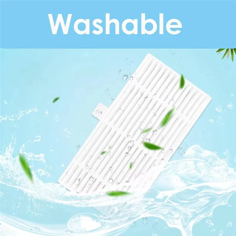 

B83B-16PCS Washable Hepa Filter Replacement Parts For Midea VCR04W Robot Vacuum Cleaner Accessories Filters