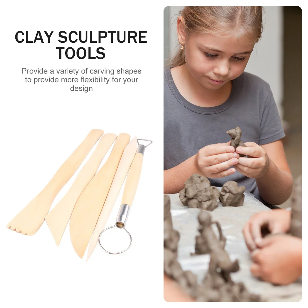 

1Set Clay Carving Kit Pottery Sculpting Tools Premium Quality Clay Scrapers for Detailed Craft and Sculpture Projects