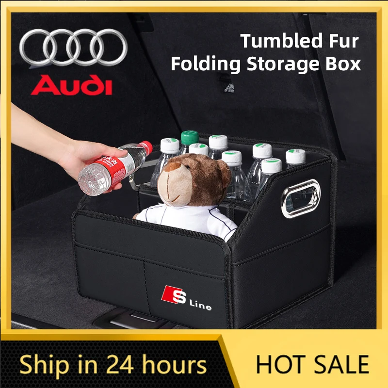 

Новый органайзер для багажника автомобиля, кожаная сумка для хранения инструментов для Audi Sline A6 A7 A2 A3 A8 Q6 Q7 A4 A5 S5 B8 B9 B6 Q1 Q4 Q5 Q2 Q3