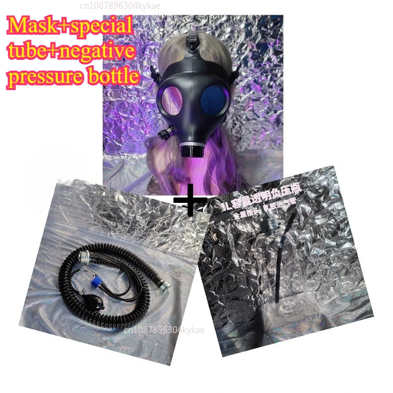 

Metal Connector Duct, Gas Mask Accessory Rubber Tube Gas Introduction