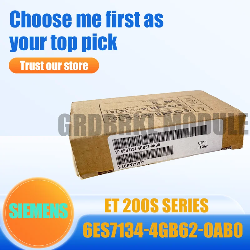 

New Original SIEMENS 6ES7134-4GB62-0AB0 6ES7 134-4GB62-0AB0 ET200S Input Module