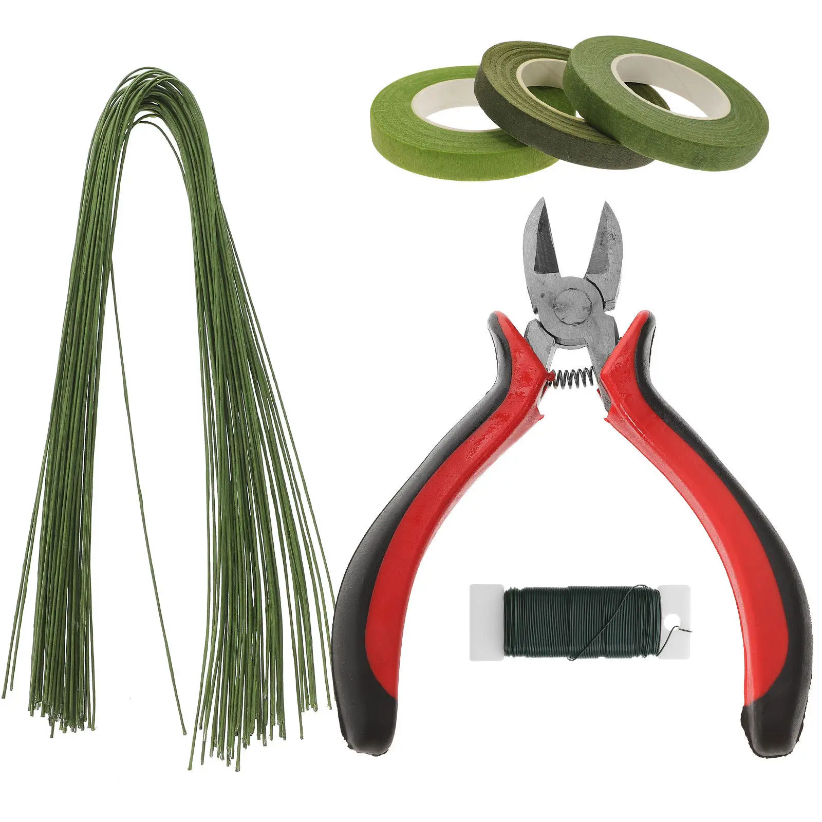 1set-bouquet-arrangement-kit-with-vibrant-floral-tapes-stretchable-adhesive-tape-wire-cutter-heavy-duty-floral-wire-for-wreaths