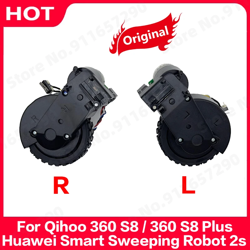 New Original Left and Right Wheels Spare Parts For Qihoo 360 S8 / 360 S8 Plus Huawei Smart Sweeping Robot 2s Accessories