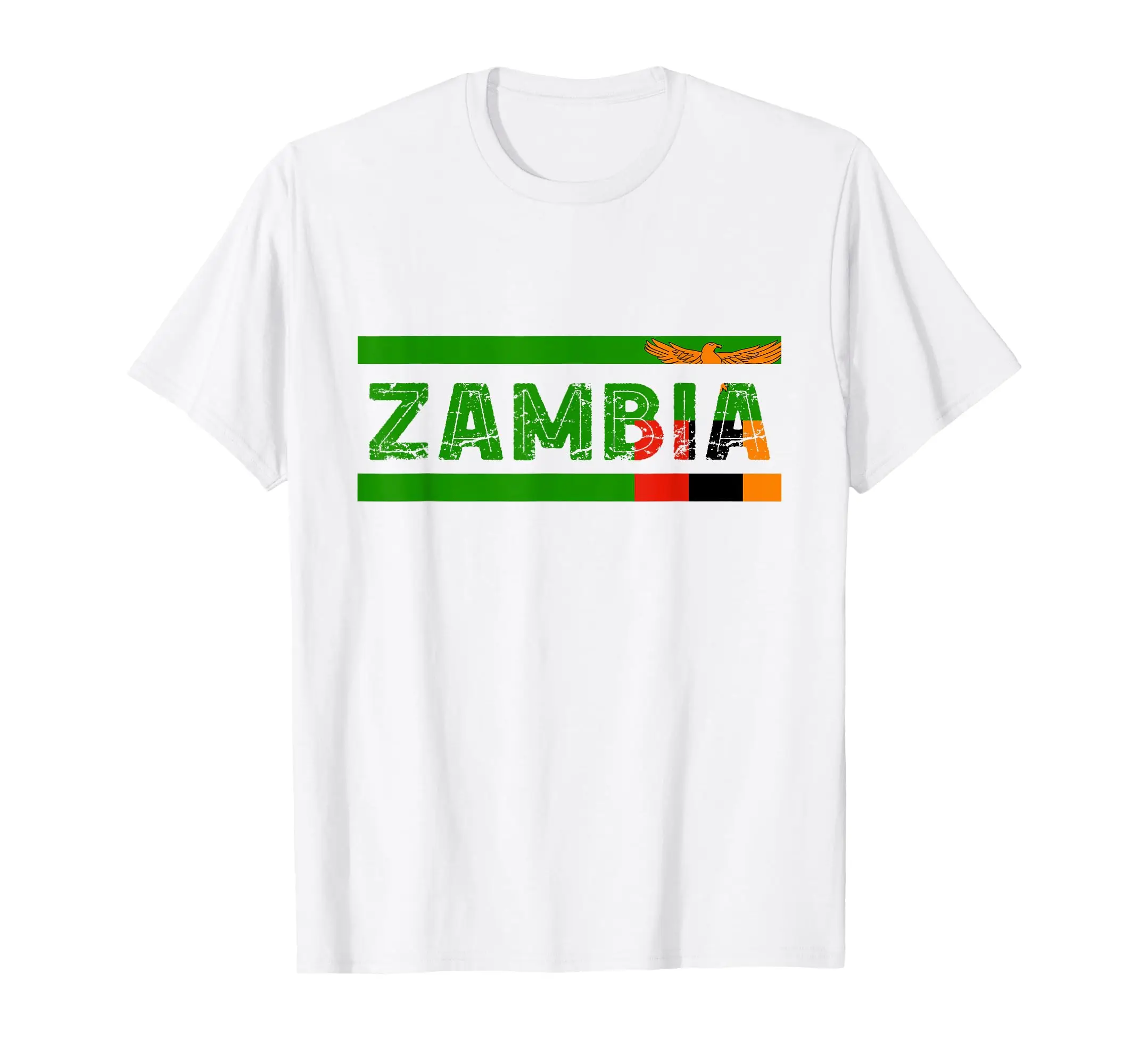 

100% Cotton Zambia Flag Heritage Zambian Roots Vintage Zambian Pride T-Shirt MEN WOMEN UNISEX T Shirts Size S-6XL