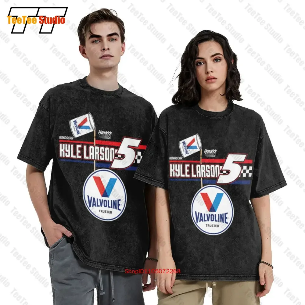 Kyle Larson Hendrick Motorsports Team Valvoline Vintage Oversized T-Shirt J6JH
