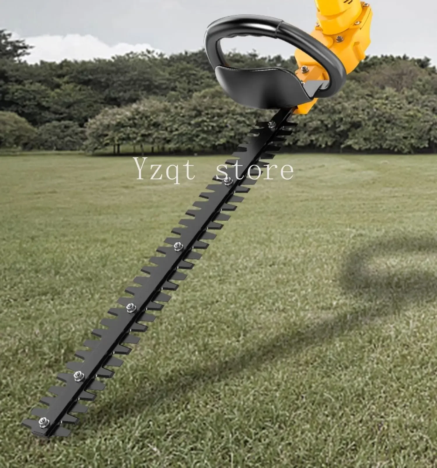 Rechargeable brushless lithium electric hedge cutter, tea cutter, garden double-blade trimmer