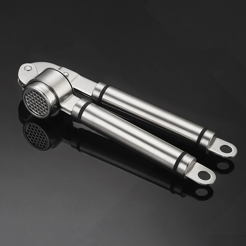 

Garlic Press Tool Stainless Steel Mincer Crusher Slicer Clove Fruit Vegetable Clove Crusher Tool
