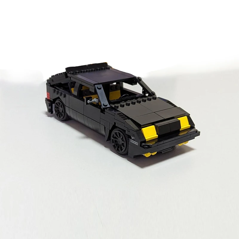 City Car Model MOC Building Bricks Front-Wheel Drive Hatchback Sedan Modular Technology Children Holiday Gifts Assemble Toy Suit