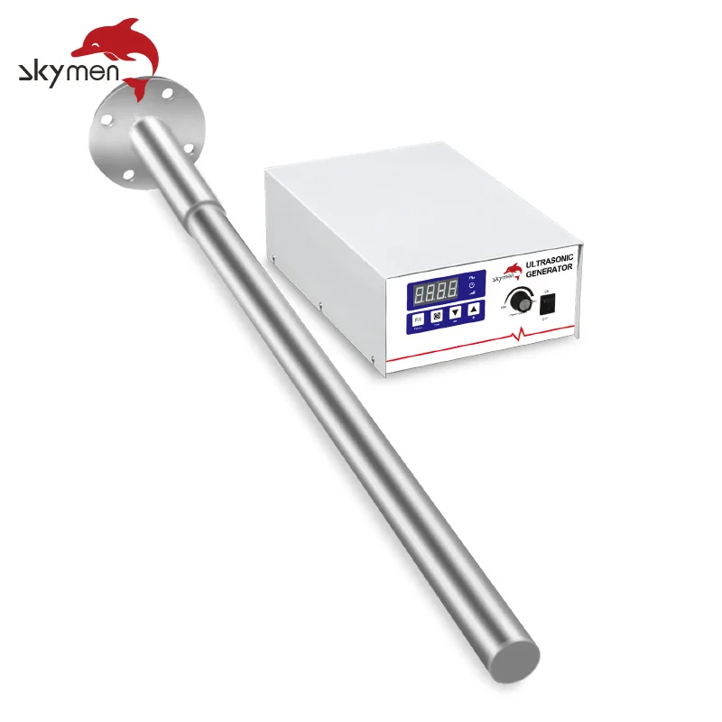 Industrial Ultrasonic Transducer Bar 28/40kHz Stainless Steel Immersion Rod For Cleaning Homogenization Separation