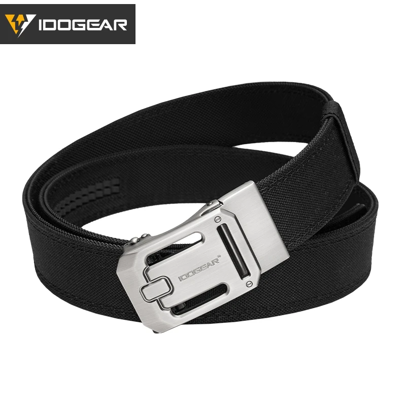 IDOGEAR SPORTS Tactical Ratchet Belt 1.5” EDC & CCW Gun Belt For Men Reinforce 1000D Nylon Belt with Adjustable Quick-Release 3447