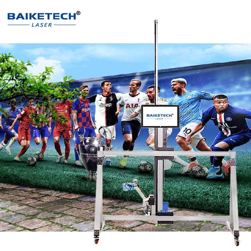 ماكينة طلاء الجدران والأرضيات TH-GW128T مباشرة إلى 2 في 1، تتحرك تلقائيًا بواسطة العجلة