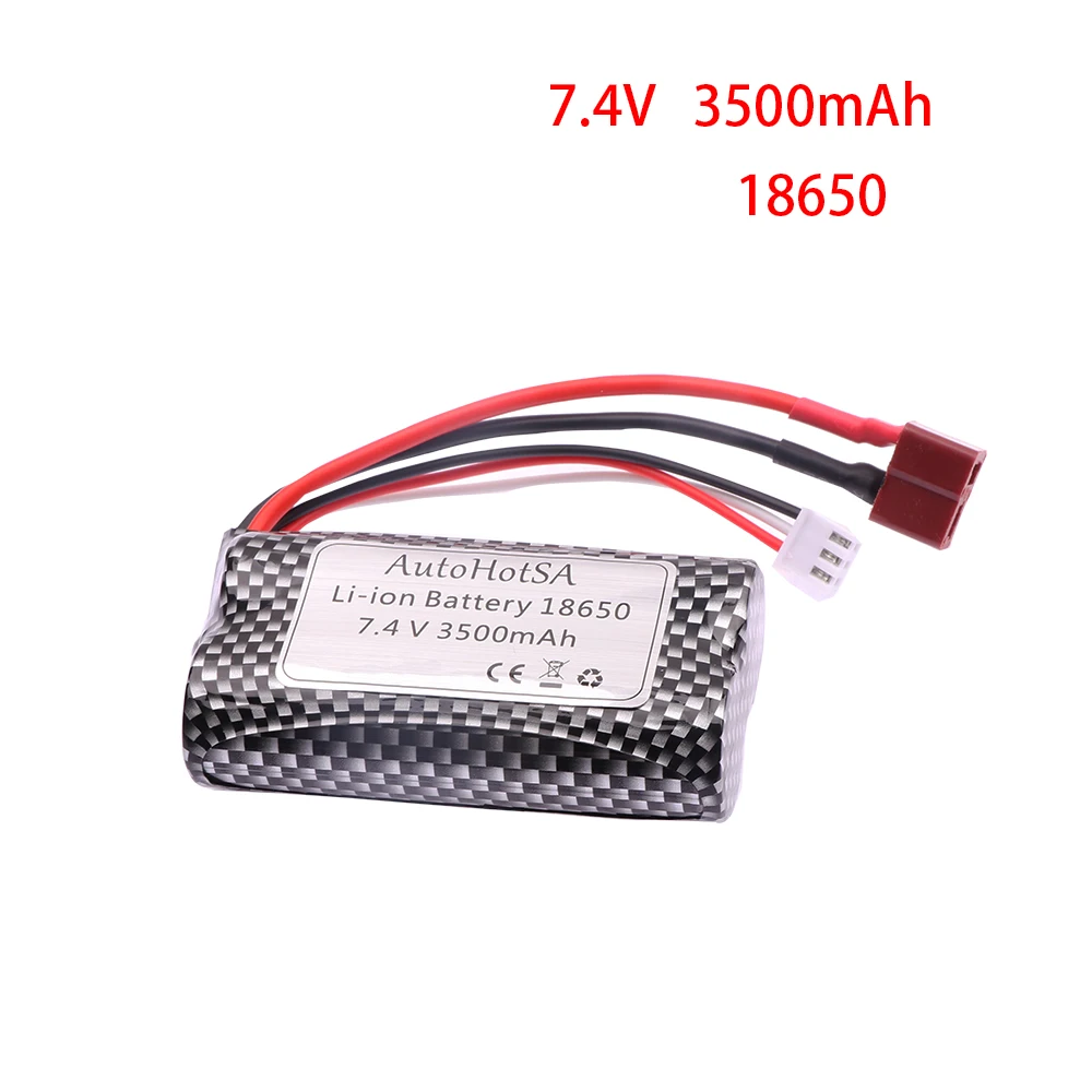 7.4V 3500mAh Lipo battery for Meizhi 2856 Wltoys 144001 12428 12423 12429 12401 12402A XINLEHONG 9125 RC truck cars toys parts