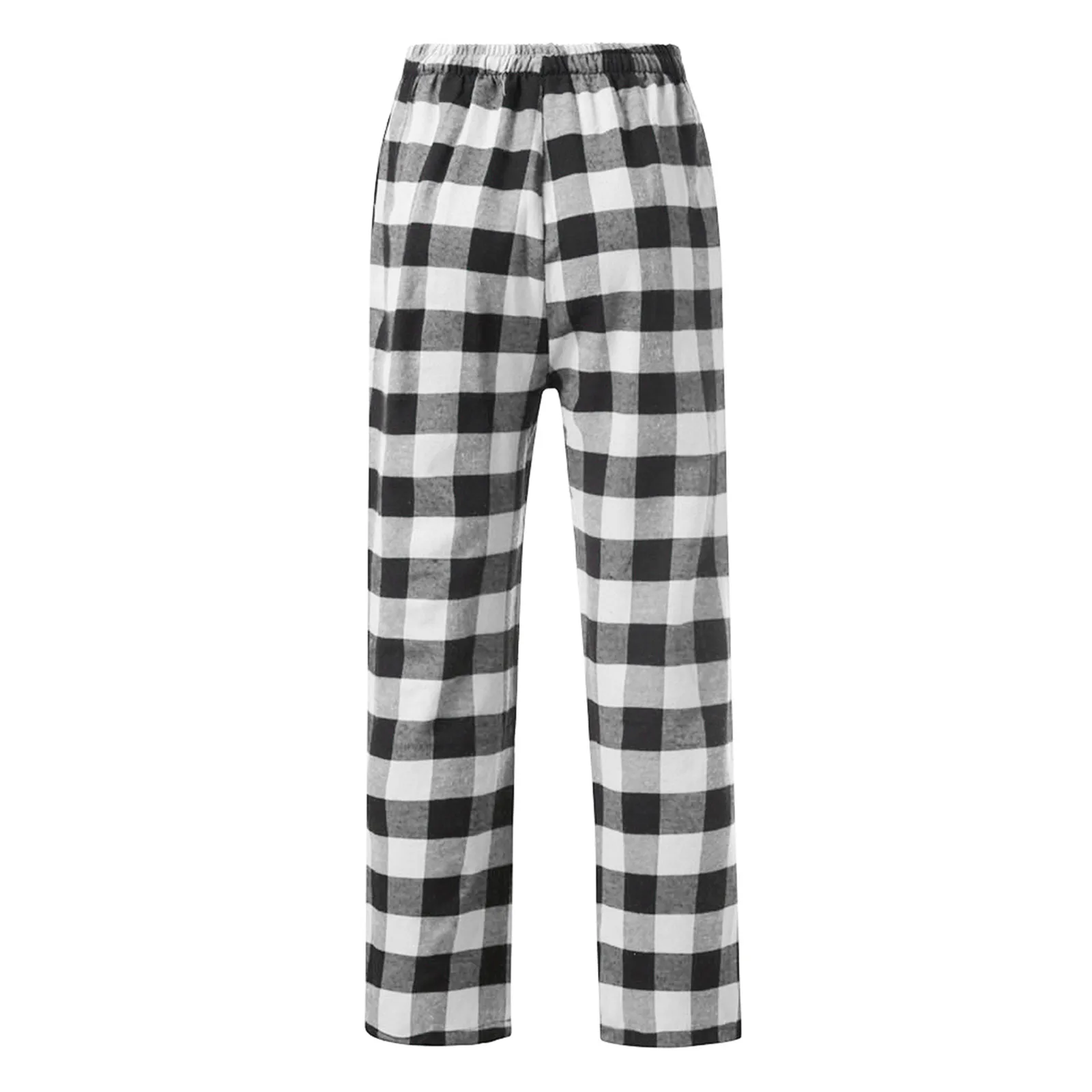 Mens Plaid Pajama Pants Elastic Drawstring Sleepwear Trousers Christmas Pyjama Pants Xmas Pajama