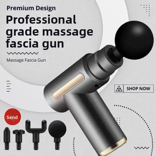 Fascia Gun Massager Instrument Portable Electric Vibrating Muscle Relaxation Tool for Sports Recovery Multifunctional