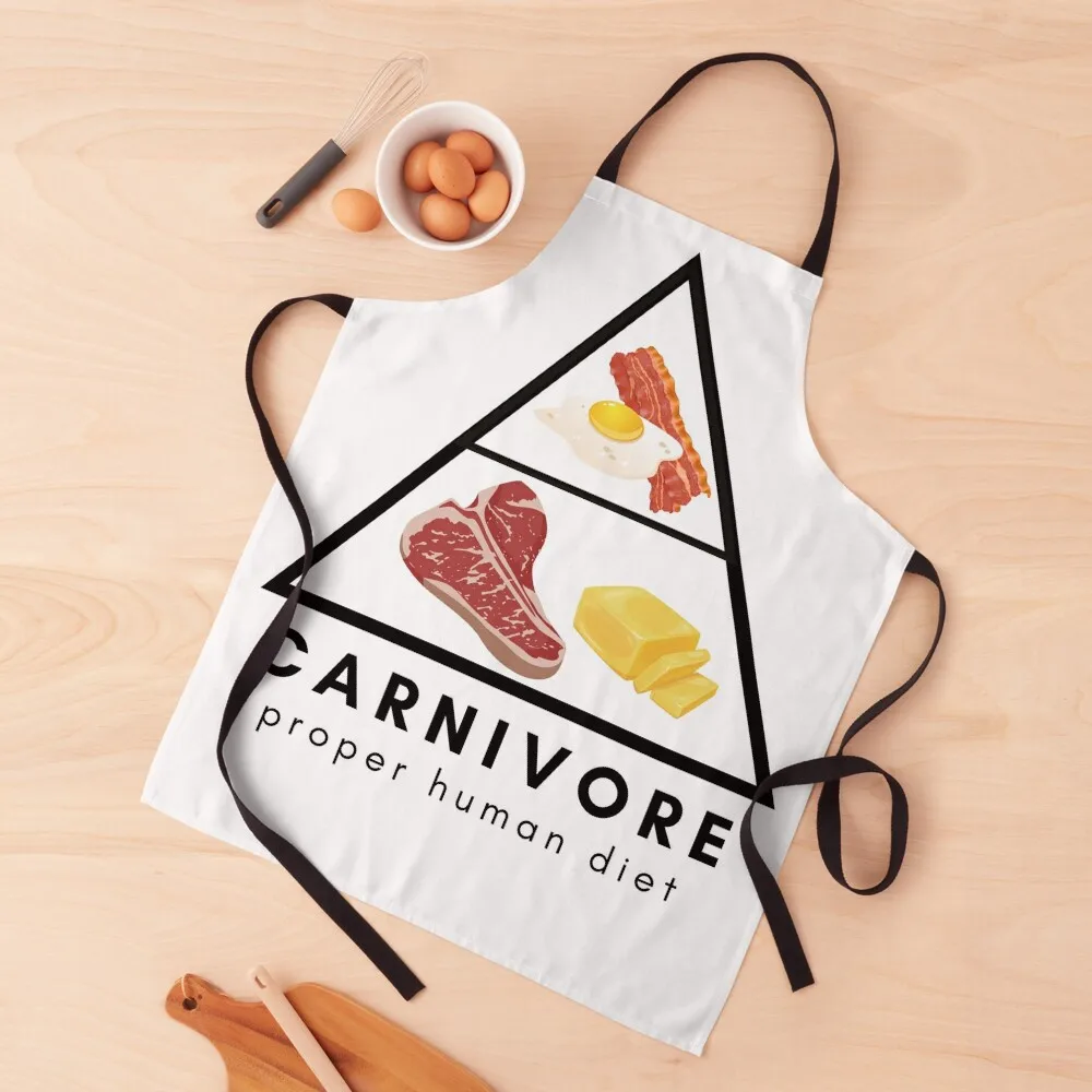 

Carnivore - Proper Human Diet Apron Men's Kitchen Kitchen Special Accessories kitchen clothes for men Apron