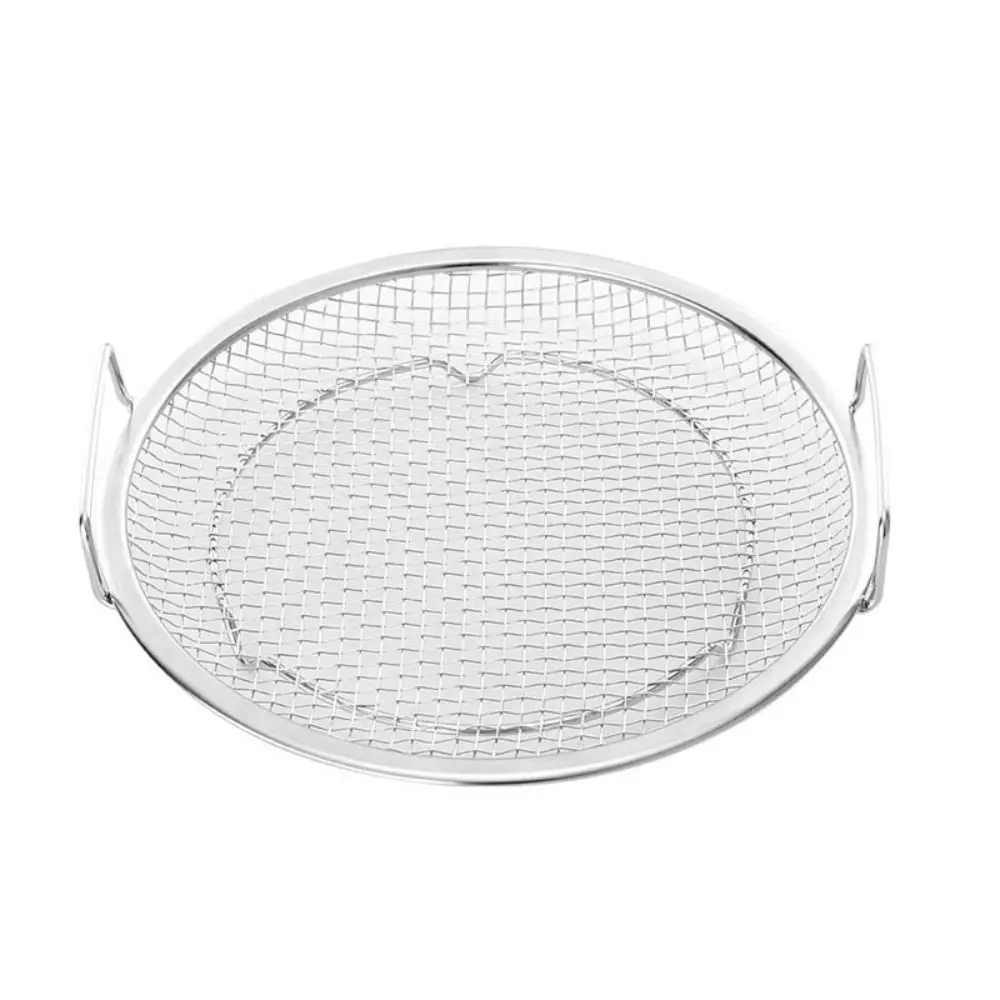 

Round Stainless Steel Frying Filter Large Mesh Design Oil Strainer Tray Net Frying Basket with Binaural Handle Rustproof