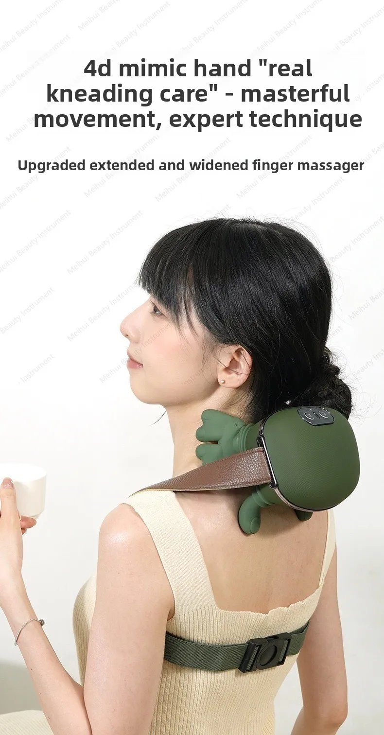 Massager Bionic Hand Hand Professional Trapezius Neck Heating Cervical Massager