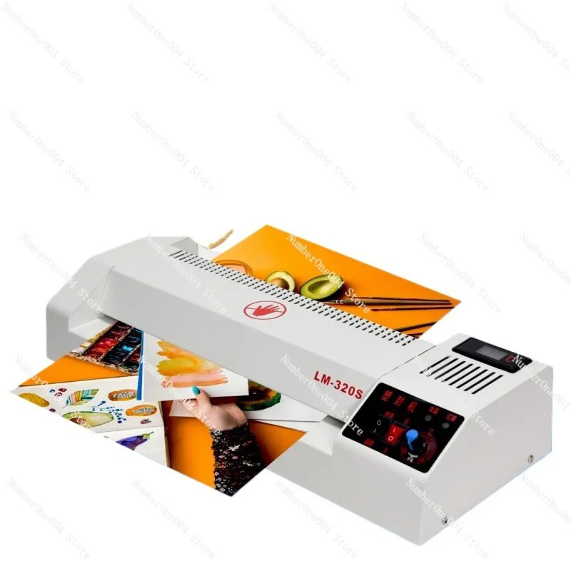 Laminator 320T Commercial Photo Pouch Laminator Household Small Inner Heating Energy Saving A3 Plastic Plastic-Envelop Machine