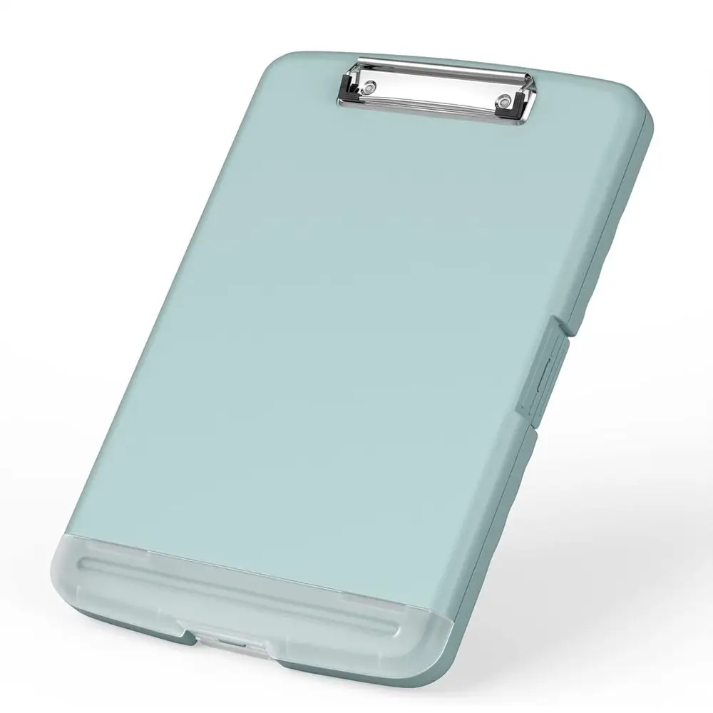 

Зеленый планшет для записей большого размера (14,2 x 9,6 x 1,2 дюйма) с отсеком для хранения формата 8,5 x 11 дюймов для медсестер, учителей и учебных классов - гладкая поверхность для письма