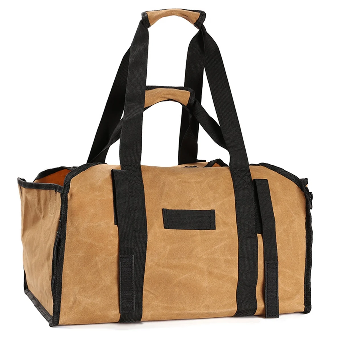 

OURC-Firewood Bag Tote Fireplace Firewood Pile Rack Firewood Carrier Bag