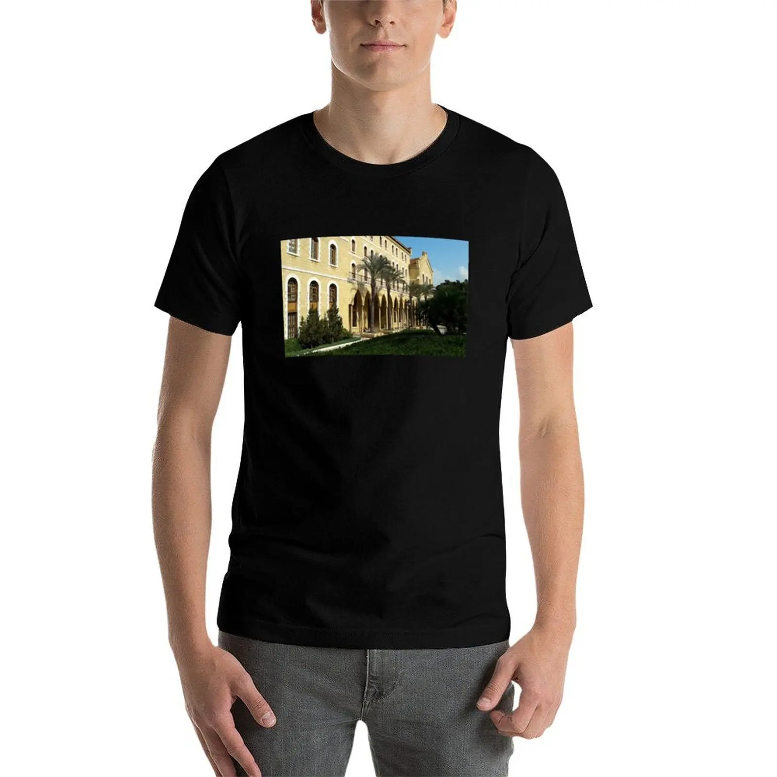 

American University, Beirut T-Shirt anime t shirts for man mens graphic t shirts anime t shirts oversize T-Shirt