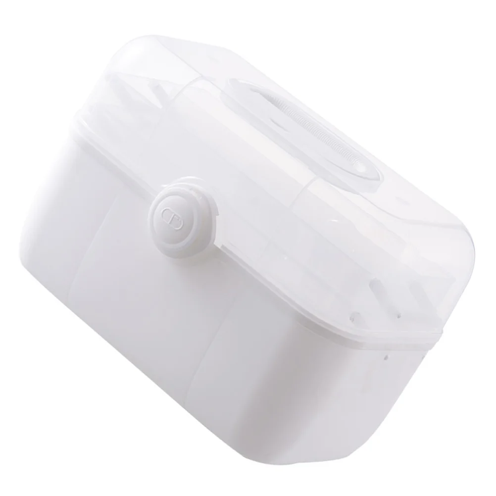 Family Storage Box Medicine Organizer First Aid Case with Large Capacity for Daily Necessities and Outdoor Use