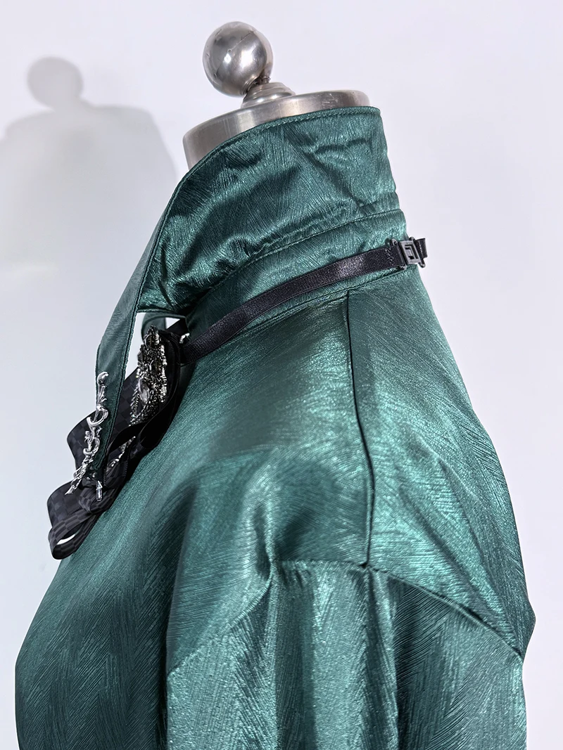 Magic Academy Slytherin House Collar Pin irt Accory ex Gl Cos Netie Casual Sle Color Woven Polyester