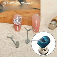 Heart-shaped Cat Eye Magnet Stick Set Magnetic Nail Stick Heart Shaped Magnets For Magnetic Polish Effects Nail Art Supplies